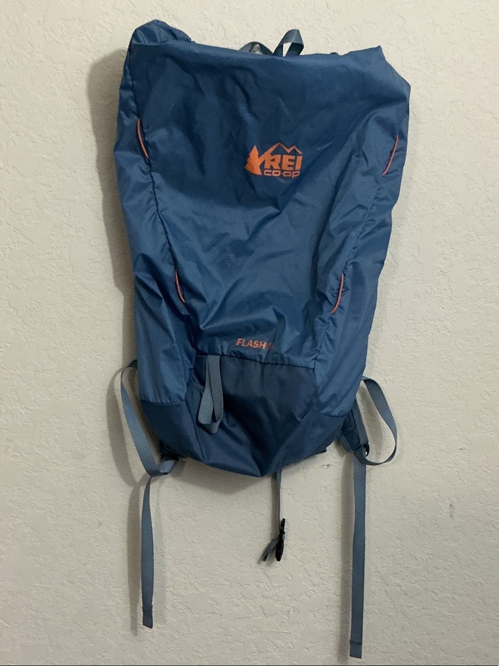 🎒 REI Co-op Flash 18 Backpack Blue Packable Daypack 🎒